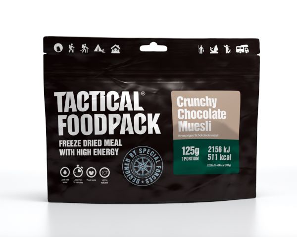 Tactical Foodpack Krõbe shokolaadimüsli 125g