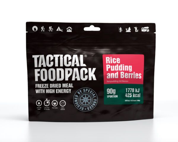 Tactical Foodpack Riisipuding marjadega 90g