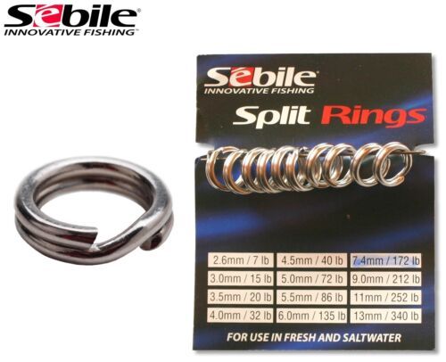 Rõngad Sebile Split Rings 9,0mm 10tk